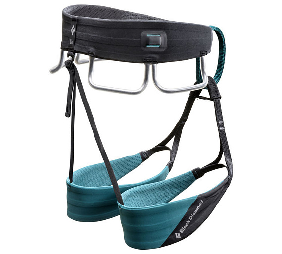 Страховочная система женская Black Diamond Zone Dark Caspian - Фото 2 большая
