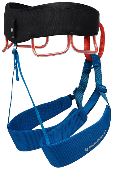 Страховочная система мужская Black Diamond Momentum Kingfisher - Фото 2 большая