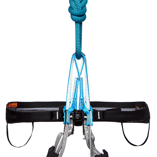 Страховочная система Black Diamond Couloir Ultralight White-Black - Фото 3 большая