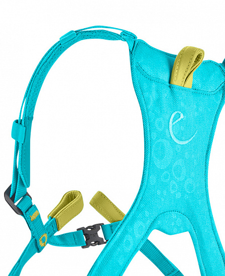 Страховочная система детская Edelrid Fraggle III Icemint - Фото 4 большая