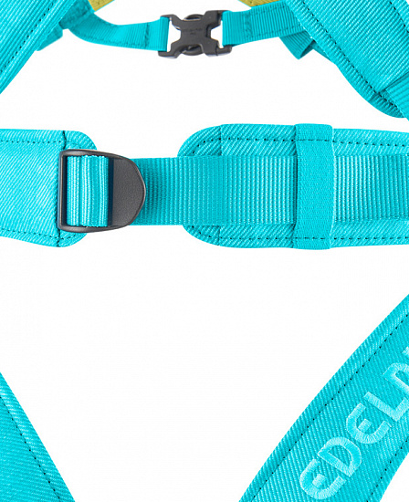 Страховочная система детская Edelrid Fraggle III Icemint - Фото 5 большая