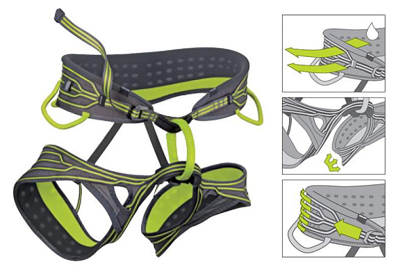 Страховочная система Edelrid Cyrus Oasis - Фото 2 большая