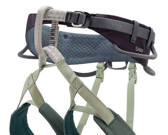 Страховочная система Petzl Sama Dark Grey - Фото 3 большая
