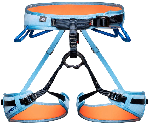 Страховочная система женская Mammut Ophir 3 Slide Whisper/Dark Gentian - Фото 1 большая