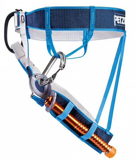 Страховочная система Petzl Tour Blue - Фото 4 большая