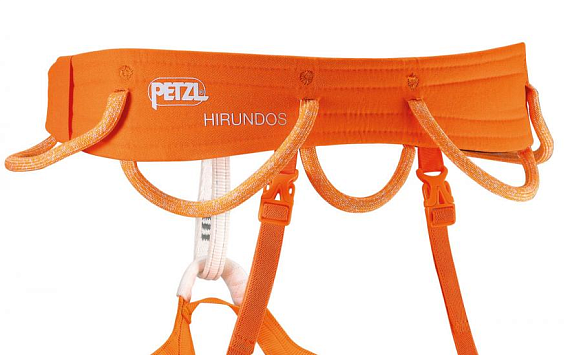 Страховочная система Petzl Hirundos Orange - Фото 5 большая
