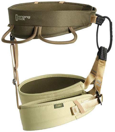 Обвязка Singing Rock Ray Green/Olive - Фото 4 большая