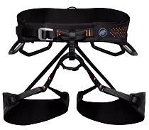Страховочная система Mammut Comfort Fast Adjust Black/Safety Orange