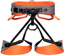 Страховочная система женская Mammut Comfort Fast Adjust Shark/Safety Orange