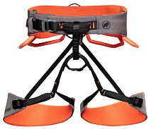 Страховочная система женская Mammut Comfort Fast Adjust Shark/Safety Orange