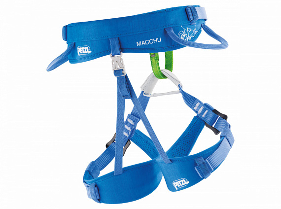 Страховочная система детская Petzl Macchu Blue - Фото 2 большая