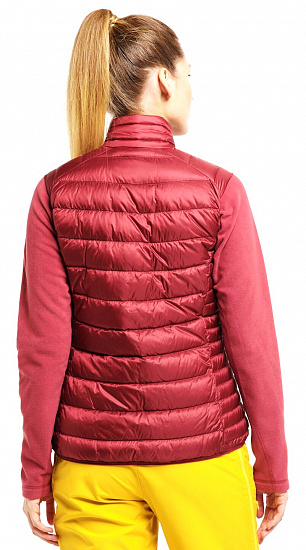 Жилет женский Haglofs Roc Down Brick Red - Фото 4 большая