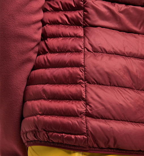 Жилет женский Haglofs Roc Down Brick Red - Фото 7 большая