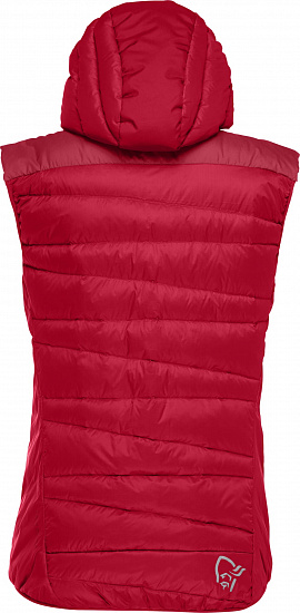 Жилет женский Norrona Falketind Down750 True Red - Фото 2 большая
