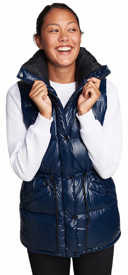 Жилет женский Peak Performance Clara Blue Shadow/Black - Фото 5 большая