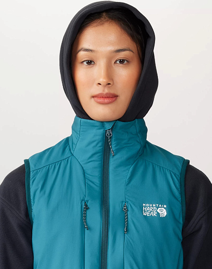 Жилет женский Mountain Hardwear Kor AirShell Бирюзовый - Фото 5 большая