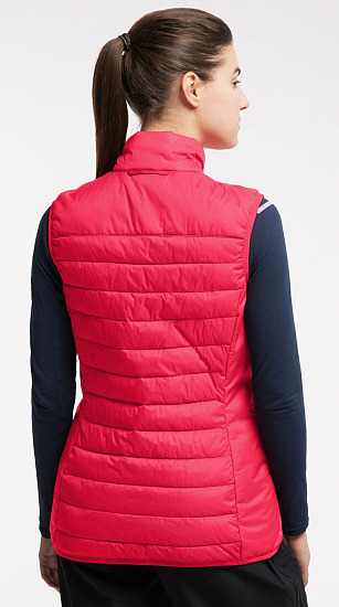 Жилет женский Haglofs Spire Mimic Scarlet Red - Фото 4 большая