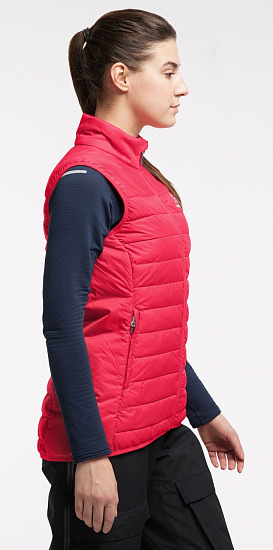Жилет женский Haglofs Spire Mimic Scarlet Red - Фото 5 большая