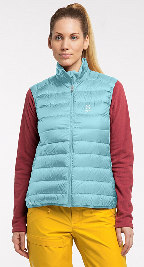 Жилет женский Haglofs Roc Down Frost Blue - Фото 3 большая