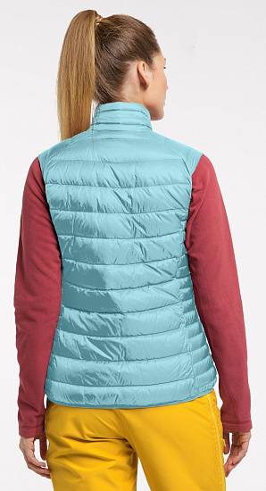 Жилет женский Haglofs Roc Down Frost Blue - Фото 4 большая