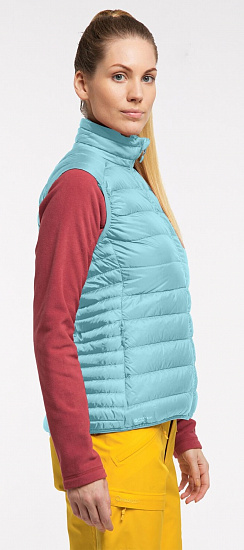 Жилет женский Haglofs Roc Down Frost Blue - Фото 5 большая