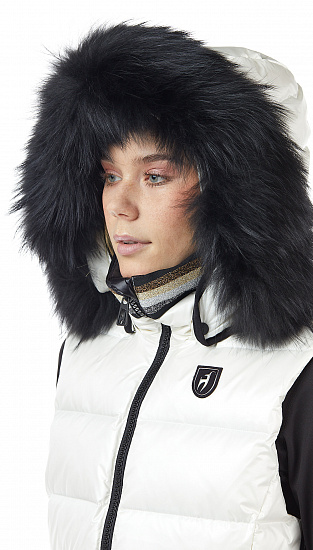 Жилет женский Toni Sailer Lou Fur Bright White - Фото 7 большая