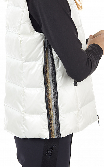 Жилет женский Toni Sailer Lou Fur Bright White - Фото 9 большая