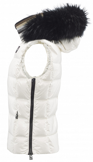 Жилет женский Toni Sailer Lou Fur Bright White - Фото 3 большая