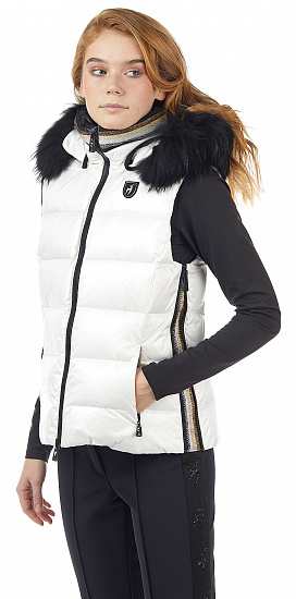 Жилет женский Toni Sailer Lou Fur Bright White - Фото 14 большая