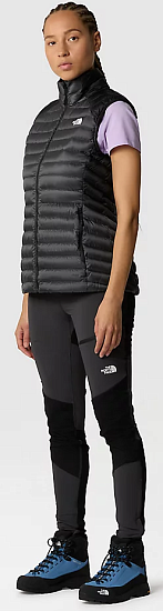 Жилет женский The North Face Bettaforca Lt Down Vest Asphalt Grey/Tnf Black - Фото 4 большая