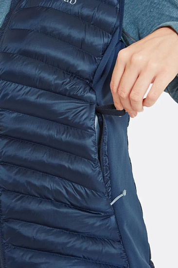Жилет женский Rab Cirrus Flex Tempest Blue - Фото 3 большая