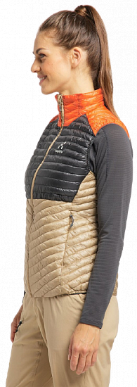 Жилет женский Haglofs L.I.M Mimic Sand/Magnetite - Фото 5 большая