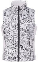 Жилет женский Krimson Klover Sela Reversible White Graffiti