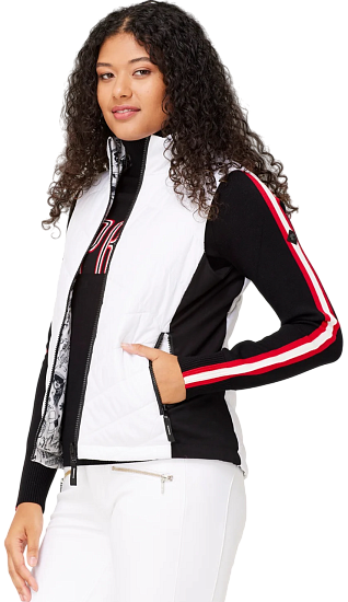 Жилет женский Krimson Klover Sela Reversible White Graffiti - Фото 4 большая