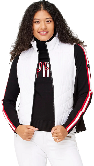 Жилет женский Krimson Klover Sela Reversible White Graffiti - Фото 5 большая