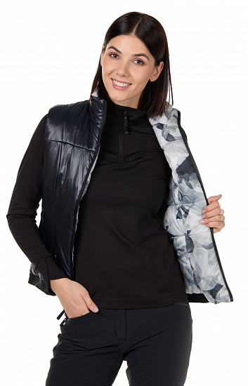 Жилет женский Mountain Force In Bloom Reversible Black/Multicolor - Фото 5 большая