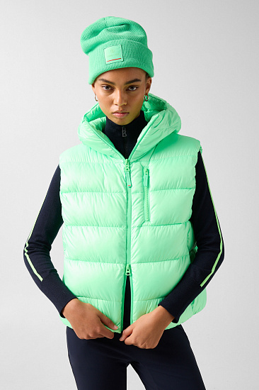 Жилет женский Bogner Fire+Ice Naima3 Green/Turquoise - Фото 4 большая