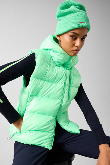 Жилет женский Bogner Fire+Ice Naima3 Green/Turquoise - Фото 6 большая