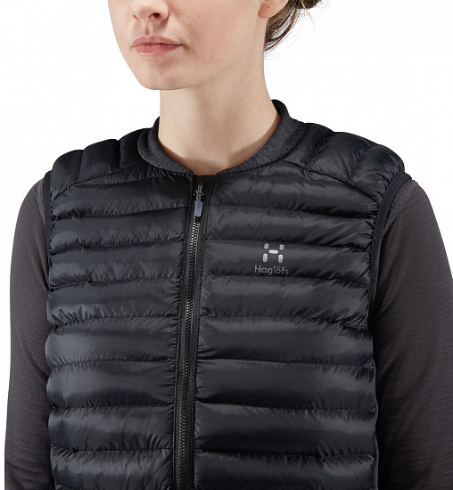Жилет женский Haglofs Essens Mimic True Black/Magnetite - Фото 5 большая