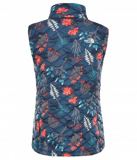 Жилет женский The North Face Thermoball Blue Wing Teal - Фото 2 большая
