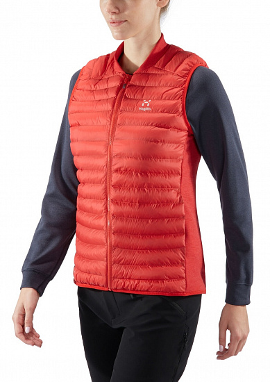 Жилет женский Haglofs Essens Mimic Hibiscus Red/Brick Red - Фото 3 большая