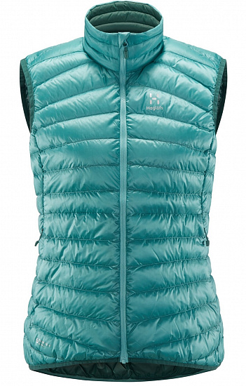 Жилет женский Haglofs Essens Down Glacier Green/Willow Green - Фото 1 большая