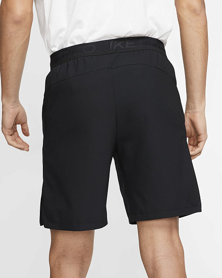 Шорты мужские Nike Pro Flex Vent Max Black/White - Фото 3 большая