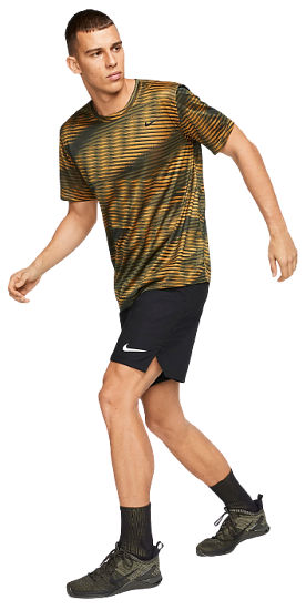 Шорты мужские Nike Pro Flex Vent Max Black/White - Фото 8 большая