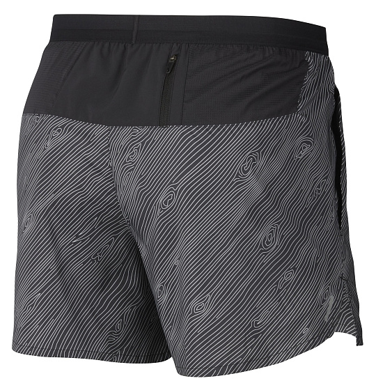 Шорты мужские Nike Flex Stride Short 5 Trail Black/Black/Laser Crimson - Фото 3 большая