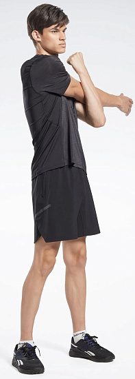 Шорты мужские Reebok Certified Speed+ Short Черный - Фото 4 большая