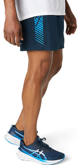 Шорты мужские ASICS Icon 7In French Blue/Electric Blue - Фото 3 большая