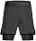 Шорты мужские CEP C48M The Run 2in1 Black - Фото 1 малая