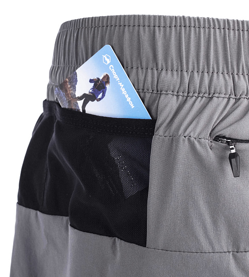 Шорты мужские Nordski Pro Light Graphite - Фото 5 большая