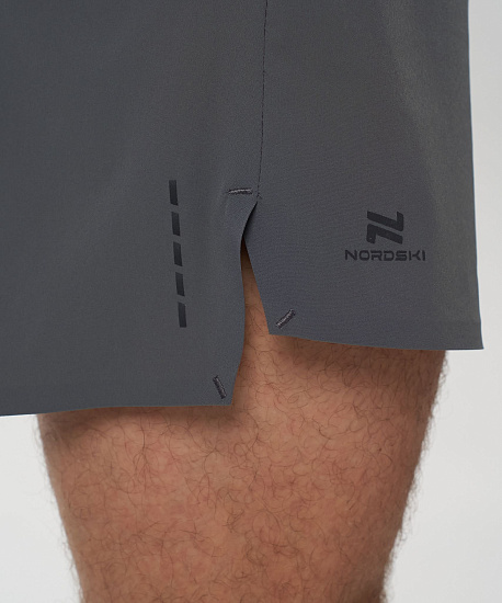 Шорты мужские Nordski Pro Light Graphite - Фото 16 большая